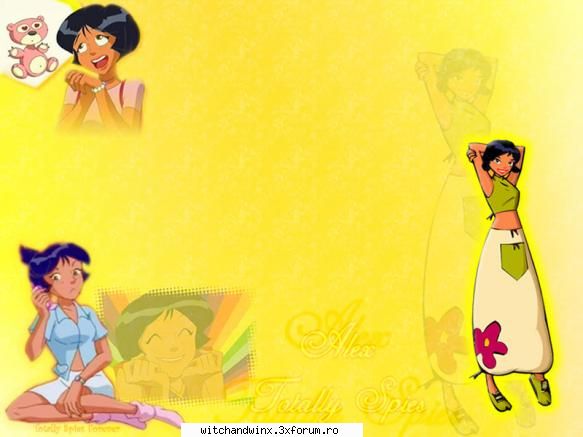 Alex - Alex e preferata mea pentru ca e sportiva - Totally Spies