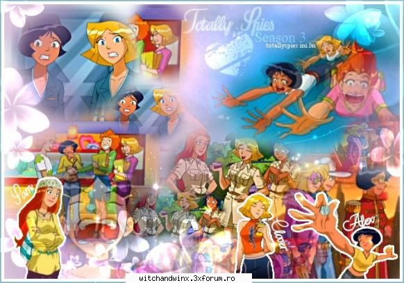 spioanele - Si mie imi plac si ma uit la desene dar in ultima - Totally Spies
